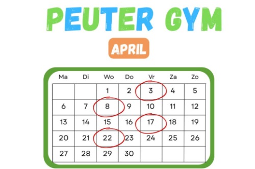 peutergym april