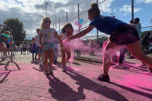 Color run Sportstuif Veldhoven Basko en Rood-Wit 2023