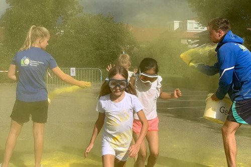 Color run Sportstuif Veldhoven Basko en Rood-Wit 2023