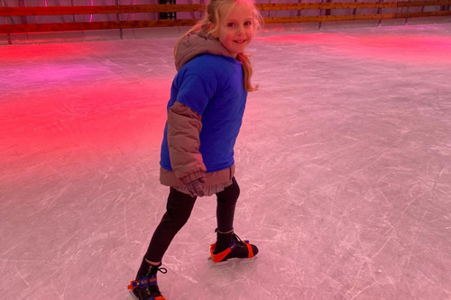 Schaatsen bij Veldhovenz on ice