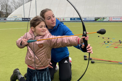 Boogschieten tijdens jubileumweek 13 jaar Veldhoven Basko 2025