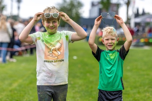 Foto bij Color Run Nederweert 2025