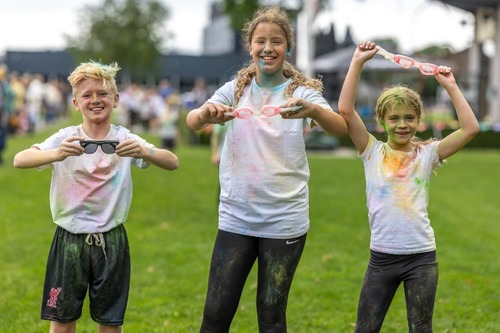 Foto bij Color Run Nederweert 2025