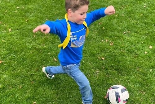 Foto bij Voetbalclinic