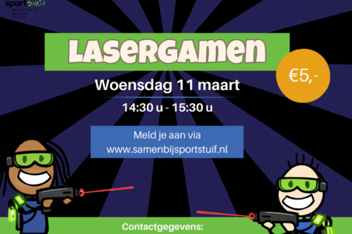 Foto bij Lasergamen in Asten